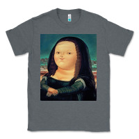 Charcoal Heather fernando botero mona lisa Classic Tee - artisFamous