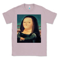 Lilac fernando botero mona lisa Classic Tee - artisFamous