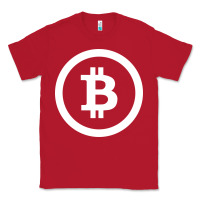 Red bitcoin Classic Tee - artisFamous