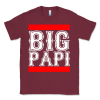 Burgundy big papi Classic Tee - artisFamous
