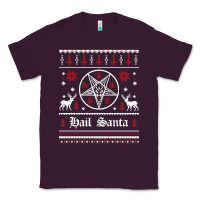 Plum hail santa ugly christmas sweater   sweatshirt Classic Tee - artisFamous