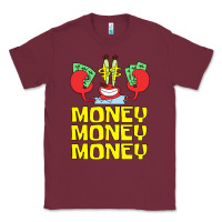 Burgundy mr krabs love money Classic Tee - artisFamous