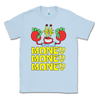 Dusty Blue mr krabs love money Classic Tee - artisFamous