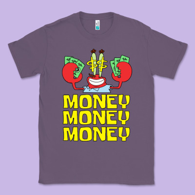 Mr Krabs Love Money Classic Tee Designed By Artisfamous
