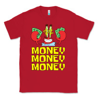 Red mr krabs love money Classic Tee - artisFamous