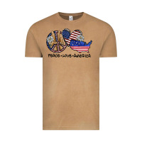 Vintage Camel peace love america Vintage Tee - SublimationCraftShop