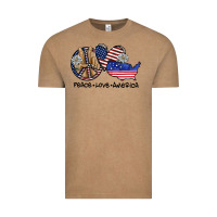 Peace Love America Vintage Tee | Teevron