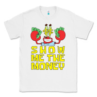 White mr krabs show me the money Classic Tee - artisFamous