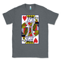 Charcoal Heather king of hearts Classic Tee - artisFamous
