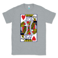 Heather Grey king of hearts Classic Tee - artisFamous