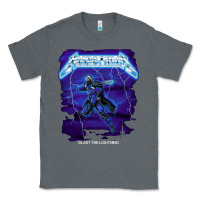 Charcoal Heather blast the lightning Classic Tee - artisFamous