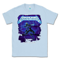 Dusty Blue blast the lightning Classic Tee - artisFamous