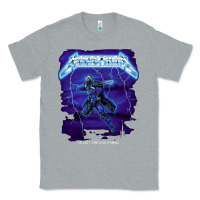 Heather Grey blast the lightning Classic Tee - artisFamous