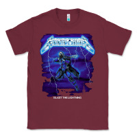 Burgundy blast the lightning Classic Tee - artisFamous