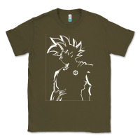 Army Green Goku Classic Tee - artisFamous