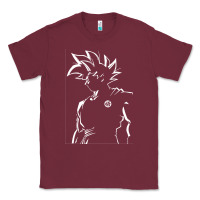 Burgundy Goku Classic Tee - artisFamous