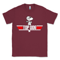 Burgundy top dog Classic Tee - artisFamous