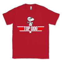 Red top dog Classic Tee - artisFamous