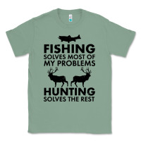 Sage funny fishing and hunting Classic Tee - artisFamous