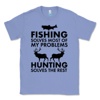 Colony Blue funny fishing and hunting Classic Tee - artisFamous