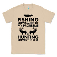 Mushroom funny fishing and hunting Classic Tee - artisFamous