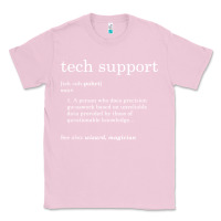 Bubblegum Pink funny tech support definition Classic Tee - artisFamous