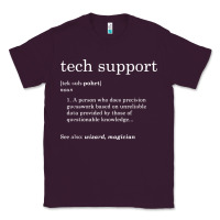 Plum funny tech support definition Classic Tee - artisFamous