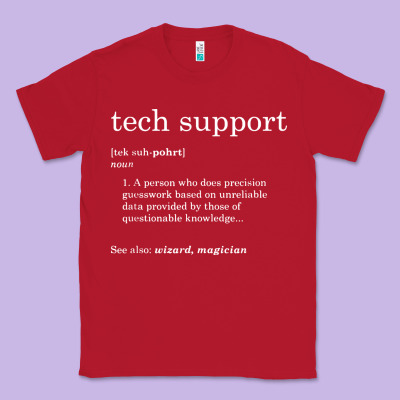 Funny Tech Support Definition Classic Tee Designed By Artisfamous