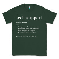 Sports Green funny tech support definition Classic Tee - artisFamous
