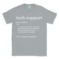 Heather Grey funny tech support definition Classic Tee - artisFamous