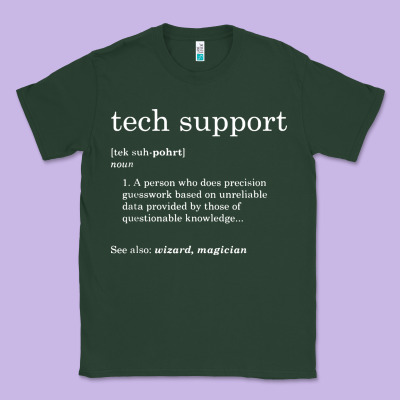 Funny Tech Support Definition Classic Tee Designed By Artisfamous