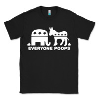 Black everyone poops Classic Tee - artisFamous