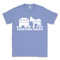 Colony Blue everyone poops Classic Tee - artisFamous