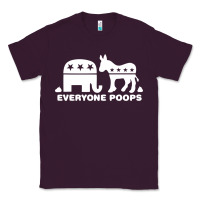 Plum everyone poops Classic Tee - artisFamous