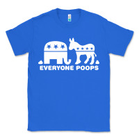 True Royal everyone poops Classic Tee - artisFamous