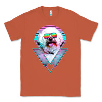 Copper bichons frise dog vintage Classic Tee - artisFamous