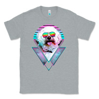 Heather Grey bichons frise dog vintage Classic Tee - artisFamous