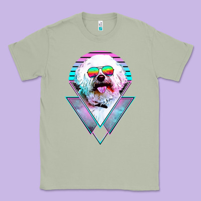 Bichons Frise Dog Vintage Classic Tee Designed By Artisfamous