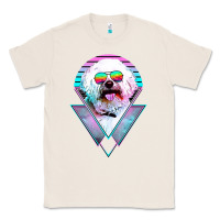 Natural bichons frise dog vintage Classic Tee - artisFamous