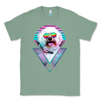 Sage bichons frise dog vintage Classic Tee - artisFamous