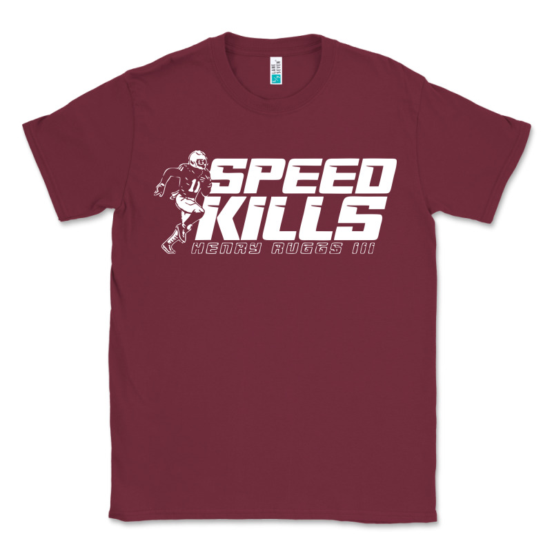 Henry Ruggs Speed Kills Classic Tee by artisFamous | Teevron