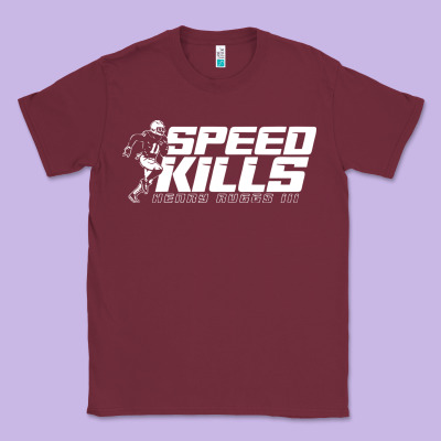 Henry Ruggs Speed Kills Classic Tee Designed By Artisfamous