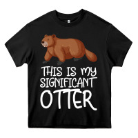 Black this is my significant otter Heavy Core Tee - Bettercallsaul