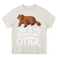 Cream this is my significant otter Heavy Core Tee - Bettercallsaul