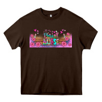 Chocolate Brown proud nurse libbey glass Heavy Core Tee - BundleAndBundleShop