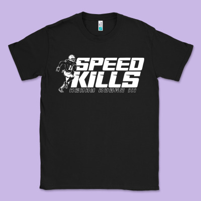 Henry Ruggs Speed Kills Classic Tee Designed By Artisfamous