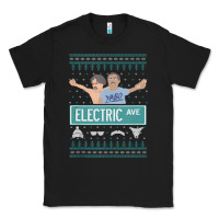 Black pardon my take electric avenue ugly christmas sweater Classic Tee - artisFamous