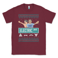Burgundy pardon my take electric avenue ugly christmas sweater Classic Tee - artisFamous