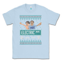 Dusty Blue pardon my take electric avenue ugly christmas sweater Classic Tee - artisFamous