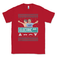 Red pardon my take electric avenue ugly christmas sweater Classic Tee - artisFamous